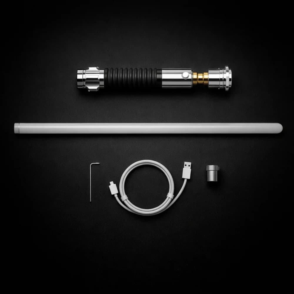 Luna Blades saber arrives in a foam-cut presentation case